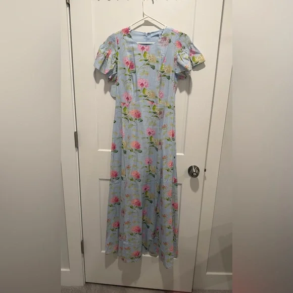 Hill House Floral Dress nwt xs dominique - Picture 2 of 3